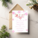 Search for snowflake baby shower invitations Elegant