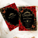 Search for fairytale quinceanera invitations Floral