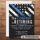Search for sheriff retirement Thin blue line flag