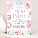 Search for spa day birthday invitations Girl party