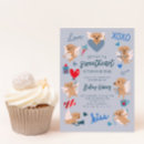 Search for angel birthday invitations Blue