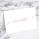 Search for bow place cards Pink