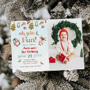 Search for december birthday invitations Christmas birthday party