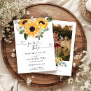 Search for sunflower wedding save the dates Elegant