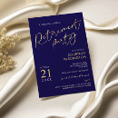 Search for navy farewell party invitations Gold