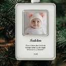 Search for silver baby first ornaments Babys first christmas