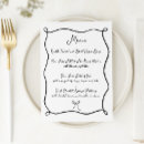 Search for handwritten wedding menus Trendy