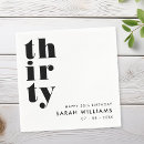 Search for birthday paper napkins White