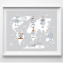 Search for world map nursery posters For kids