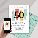 Search for surprise 50th anniversary invitations Shhh it's a surprise