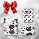 Search for face wrapping paper Black and white