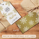 Search for white and gold gift tags Snowflake
