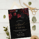 Search for burgundy rehearsal dinner invitations Gothic