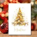 Search for nature christmas cards Gold