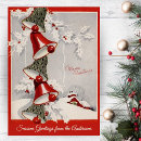 Search for bells christmas cards Red