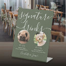 Search for dog signature drink wedding signs Modern minimalist