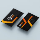 Search for black and orange business cards Bold