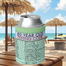 Search for funny birthday can coolers Over the hill