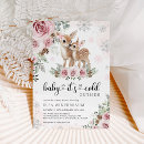 Search for pink and silver baby shower invitations Winter wonderland