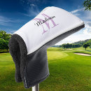 Search for purple golf head covers Monogrammed