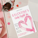 Search for girls night valentines day invitations Pink