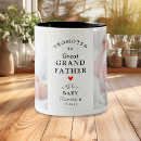 Search for great grandfather mugs Promoted to great grandpa