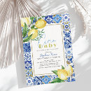 Search for blue and lemon invitations Citrus