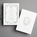 Search for floral wedding invitations Vintage