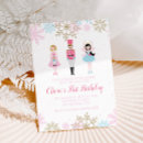 Search for nutcracker birthday invitations Snowflakes