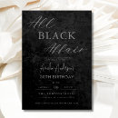 Search for black affair invitations Elegant