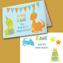 Search for toddler birthday cards Dino