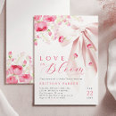 Search for love in bloom bridal shower invitations Wildflower