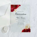 Search for elegant quinceanera invitations Red