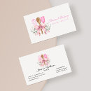 Search for bow business cards Pink