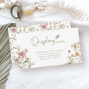 Search for display shower enclosure cards Wildflower baby shower