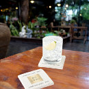 Search for company logo coasters Black and white