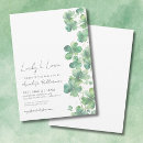 Search for lucky in love bridal shower invitations Irish party