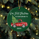 Search for new grandma ornaments First christmas