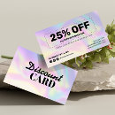 Search for salon discount cards Modern