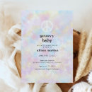 Search for tie dye baby shower invitations Boho