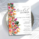 Search for pink bridal shower invitations Elegant modern floral