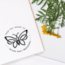 Search for butterfly rubber stamps Simple