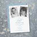 Search for diamond wedding anniversary invitations Elegant