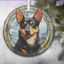 Search for australian cattle dog ornaments Blue