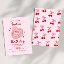 Search for cake birthday invitations Pink
