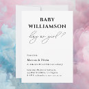 Search for simple gender reveal invitations Modern