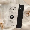 Search for black acrylic wedding invitations Contemporary