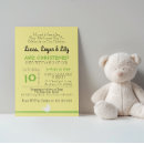 Search for boy and girl twin baptism invitations Cute