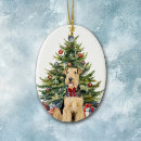 Search for airedale terrier ornaments Animal