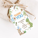Search for dinosaur birthday party favor tags T rex